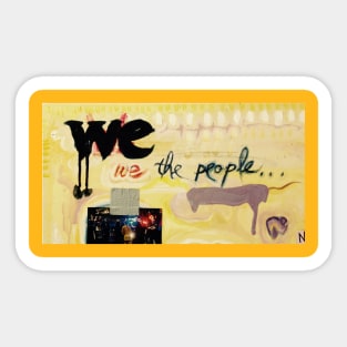 We the People Sticker